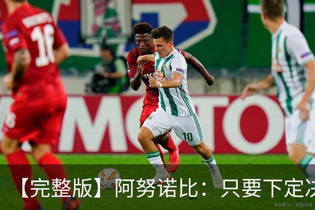 【完整版】阿努诺比：只要下定决心就无所不能 我们证明了这点